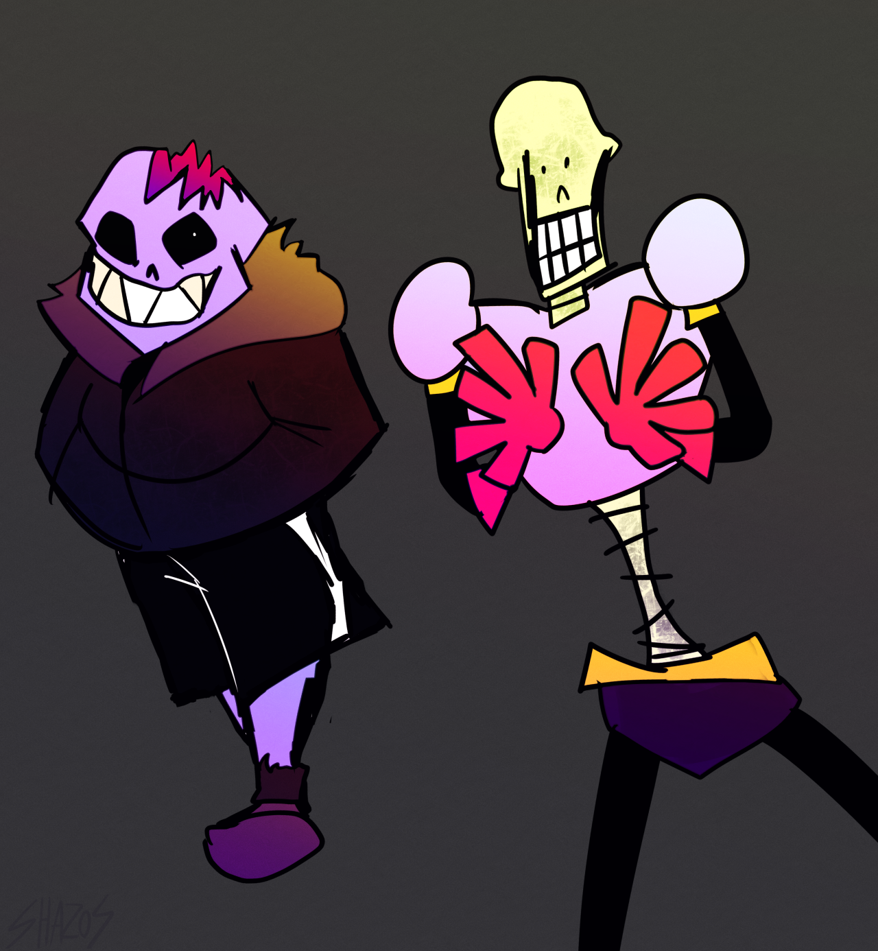 Made some nice Horrortale sprites