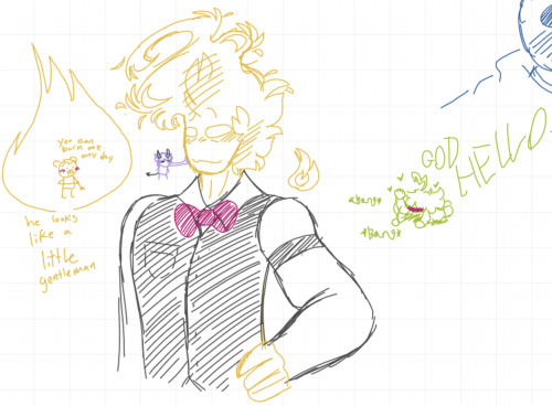 Have A Little Sansby Doodle And My Friends That Are Simping For Grillby,,,,,i Mean Same Shawty,,,,