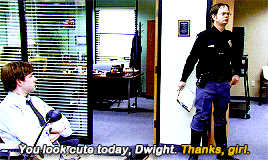 nathanwurnos:favorite friendships → dwight and jim (the office)“i miss dwight.