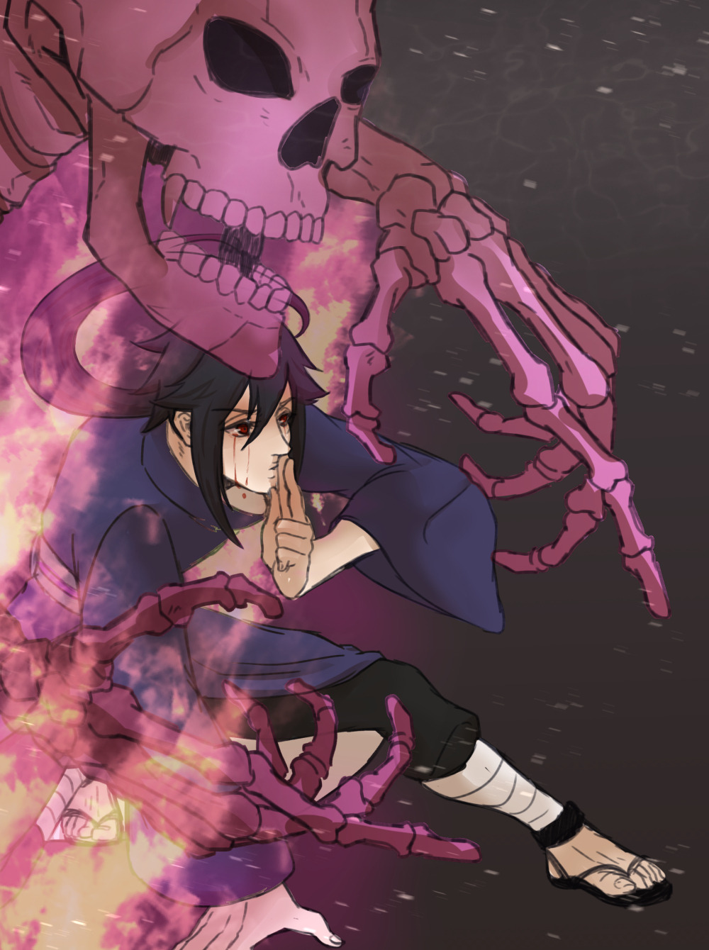 i've got purple possibilities — Izuna's pink Susanoo😈
