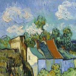 lonequixote:  Houses at Auvers (detail) by Vincent van Gogh (via @lonequixote) 