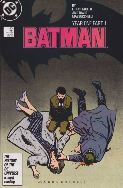 Batman #404-407 covers by David Mazzucchelli.Read about why Batman: Year One is the definitive Batma