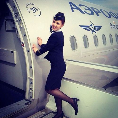 foreverblog-world: Beauty Russian Flight  Attendants HOW pretty?