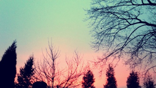 travelling-ghost:  A+ sky this morning 