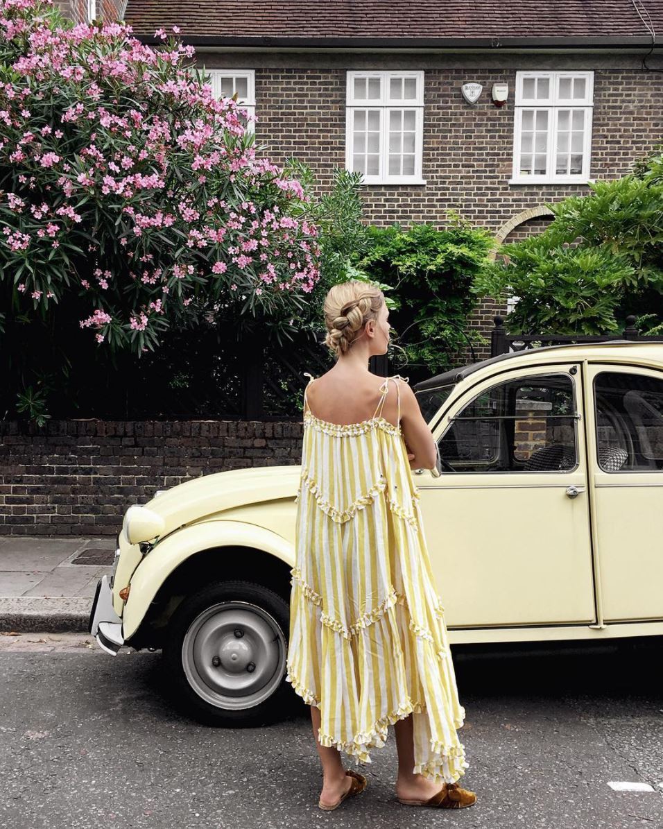 zimmermann lumino floating stripe dress
