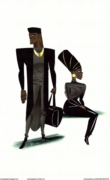 Worked up this illustration of a couple I saw on the train a few weeks back… I embellished a 