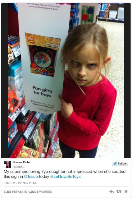 micdotcom:Hell hath no fury like a kid who can point out sexist marketingMaggie Cole, a 7-year-old w