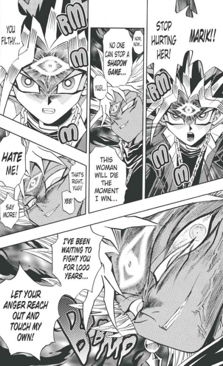 carved-in-flesh:  darksomeness:  tastemysteelkatana:  “No one can stop a Shadow Game” explains a lot actually.  1,000 years..?  OOC//One of three things is going on: 1) 1,000 years is probably a mistranslation, although how one mistranslates