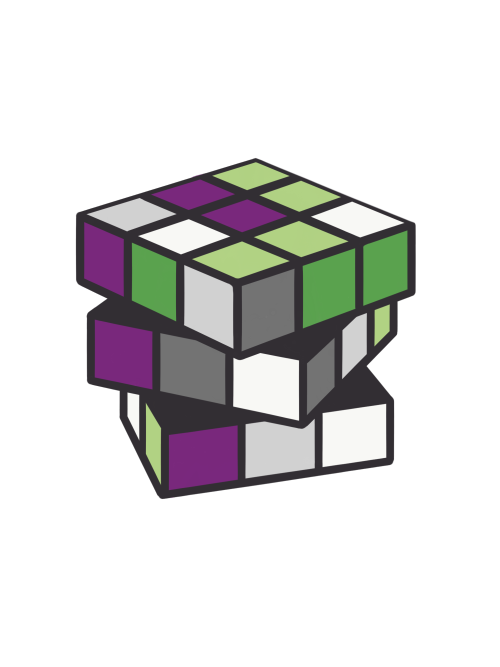 willow-ink:Pride Rubik’s Cubes!  Stickers and other things up on my redbubble :)https://www.redbubbl