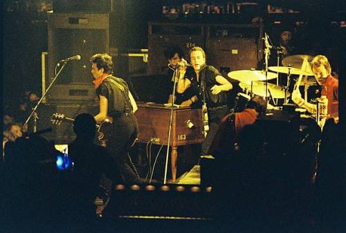 The Clash Perform On Stage At Hammersmith Palais , June 16th , 1980 , London , UK .