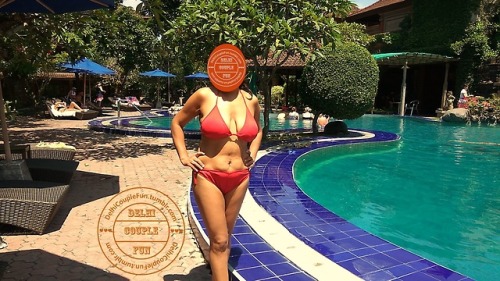 The red bikini at the pool. Grabbed many eyeballs.