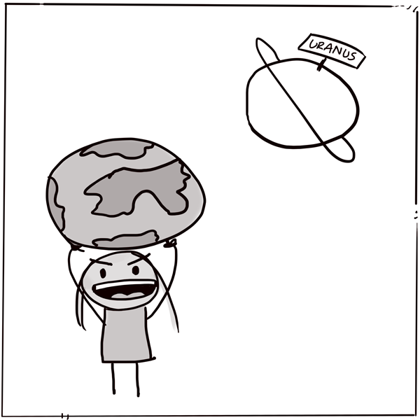 kickingcones:  Uranus is always enough. ..this joke….i didn’t plan-et well…