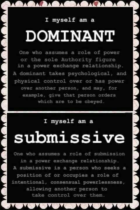 naughtynurse1964:  mrrobb89:  These are what a Dom and sub means  Yes!