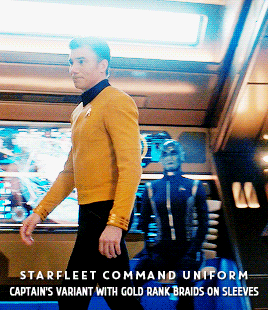 ansonmountdaily:Captain Christopher Pike’s outfits in Star Trek: Discovery Season 2