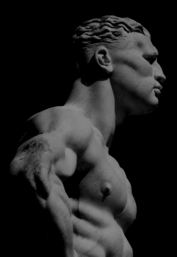 Statue of boxer and wrestler Primo Carnera, Stadio dei Marmi, Rome, 1932.