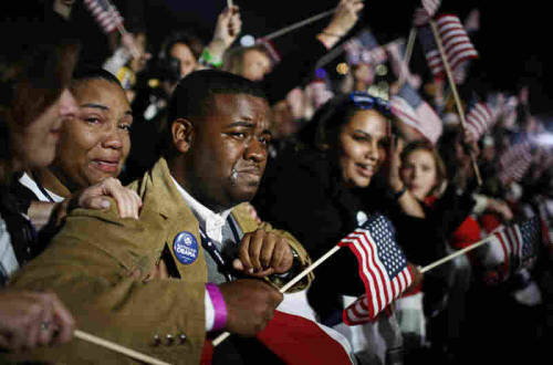 stereoculturesociety:CultureHISTORY:  Election Night in America - November 4, 2008On this date 