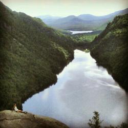 biscodeja-vu:  Sitting on Gaia’s shoulder. Summer moss lines my heart. Indian Head, Ausable Lake, Keene Valley, NY 