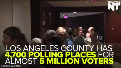 4mysquad:    The whole thing was rigged!    Some California voters ran into issues