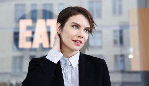 Porn photo Lauren Cohan. ♥   Oh let’s eat out!