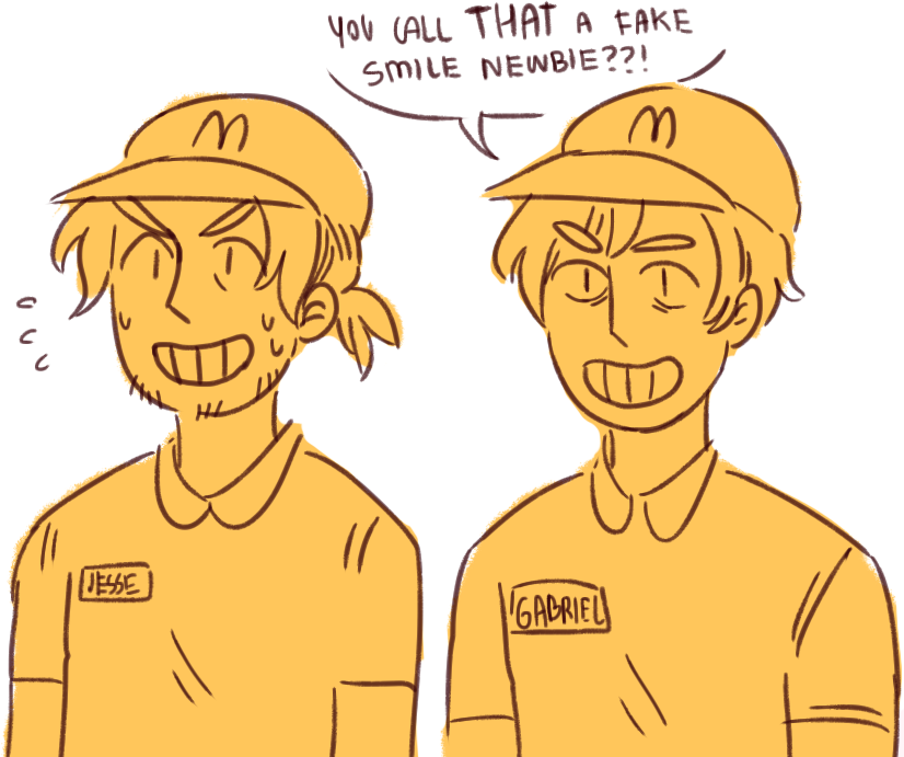 yazzdonut:  someone asked me to make some of the highschool doodles from this post