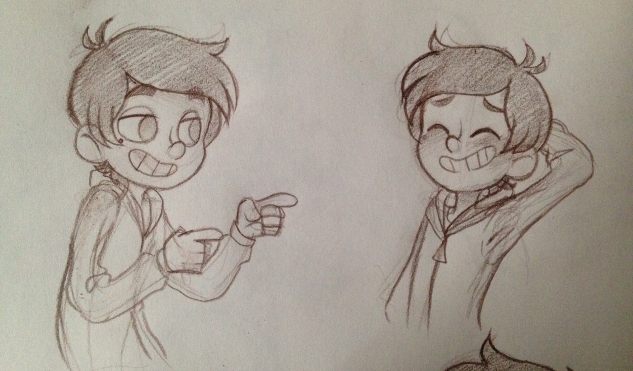 blue&ndash;hoodie:On a 2 hour delay so I doodled a bit of Marco!  holy cow this