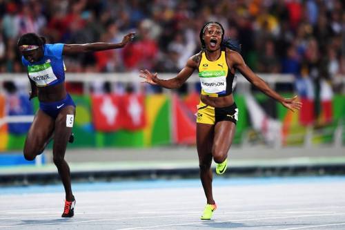 dbarraja:The fastest woman in the world: Elaine Thompson of Jamaica wins Olympic gold in Women’s 100