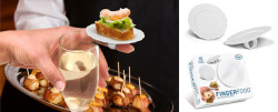 When the food is just too good and going way too quickly, finger food plates are to the rescue! Now you have a little but fashionable place to keep your yummy canapés while you socialise