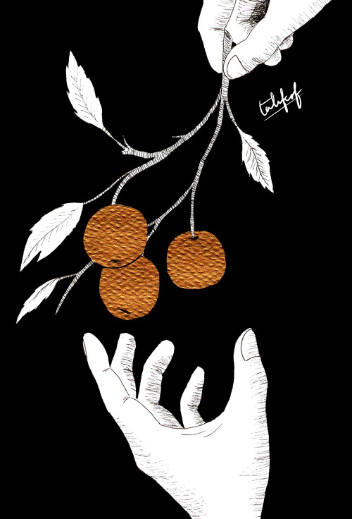 tatikof:@inktober Day 25: Golden Apple Branch, token required to enter the Otherworld realm of Manan