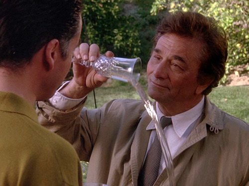 Champagne (Pouring): Columbo Cries Wolf, 1990