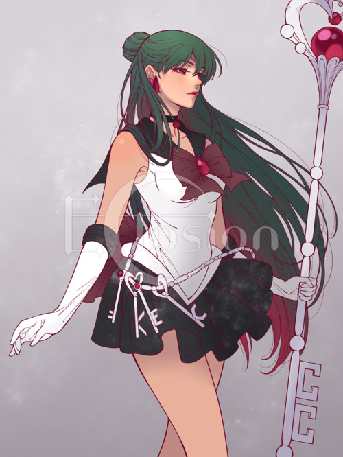 thetangles:  eclosion | sailor pluto (republished w/permission) 