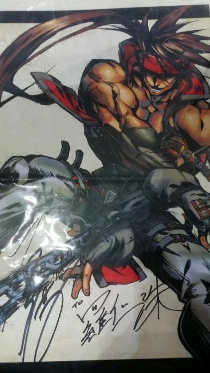 nainsoo: I MET ISHIWATARI 3 TIMES AT AX AND NOW I’M SET FOR LIFE LOL. He signed my print!!! I 