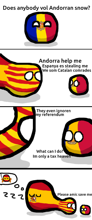 polandballcomics: Catalonia is trying via reddit