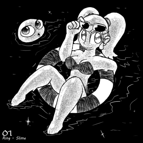Inktober 201901: Ring - SlimeKaz wanted more cute and less creepy this year.  First list is the