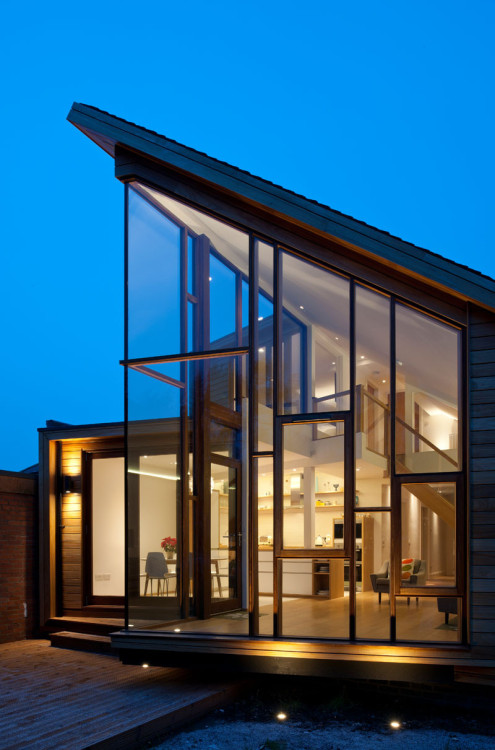 contemporist:A Scandinavian inspired house extension was given to this family home in Scotland