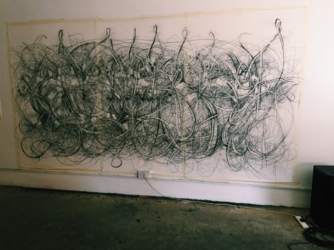 sevenknotwind:  DRAW TO PERFORM 2, LONDON — MAY 2015moments after the 6 hour durational