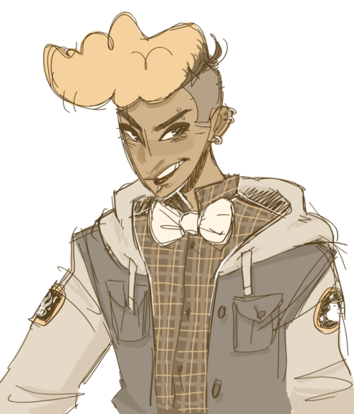 ursminor:im rly diggin the new taz….[image: a drawing of Aubrey from the waist up. She has light bro