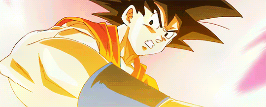 Anime Gifs — Goku and Vegeta vs Wiss