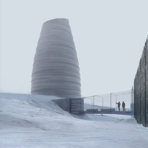 twwhlspls:  Snøhetta  (via arc-visitor-center-arctic-preservation-storage-svalbard-snohetta_dezeen_2364_sq_1.jpg