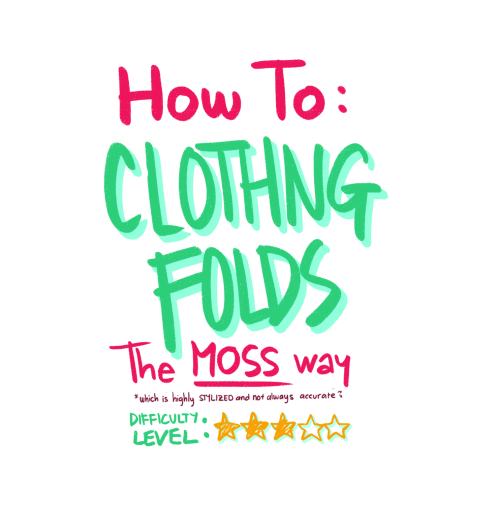 mossygator:  Tutorial: Clothing Folds   Im