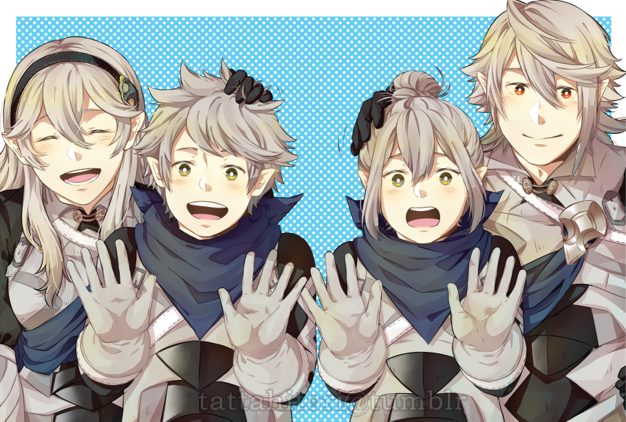 tattahitori:  I also made fire emblem fates and splatoon prism postcards!! ^Q^////