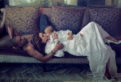 vogue:  Kim Kardashian West is pregnant! Photographed by Annie Leibovitz, Vogue, April 2014See her 10 best maternity looks from pregnancy #1 on Vogue.com