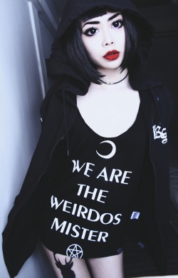 wylona-hayashi:  WE ARE THE WEIRDOS MISTER  Wearing all from