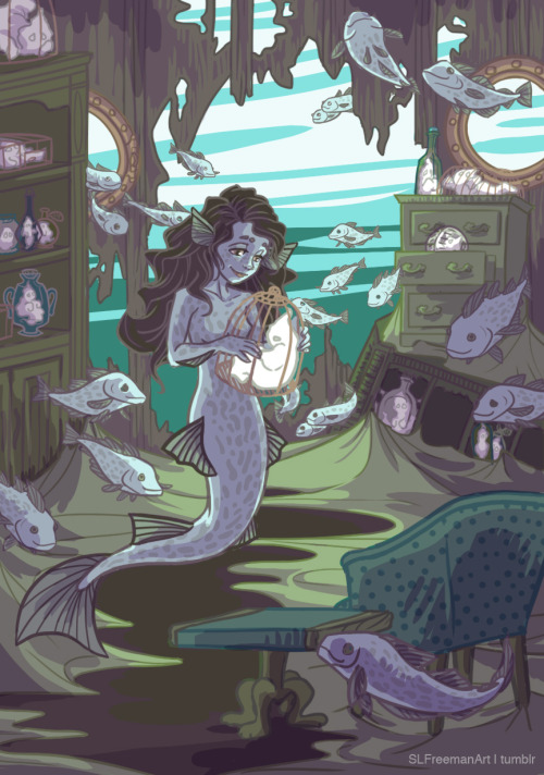 shannon-freeman: In Irish folklore, mermaids (called “merrows”) collect the souls of tho