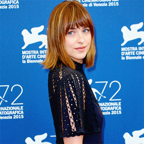 50shades:  Dakota Johnson arriving ‘Black Mass’ Photocall - 72nd Venice Film Festival (Sep 4)