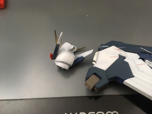 Continuing With Wing Gundam. I Think I Found A Nice White I Want. Basically Did Pre Shading With Tamiya
