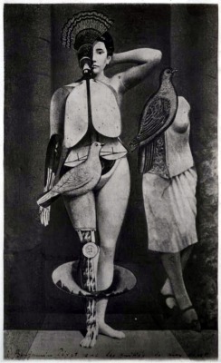 Max Ernst - Santa conversazione, 1921. Dédicacé