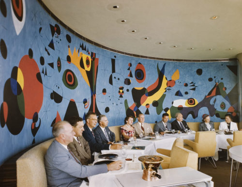 Mural by Joan Miro at Terrace Plaza Hotel, Cincinnati OH