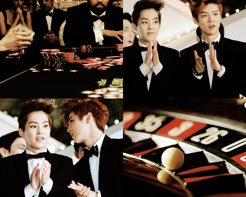  OTPs ; 007 AU (Part 1 of 3) XIUHAN in Casino Royale (In which Minseok is a professional cold-blooded agent and Luhan is his partner for life)   