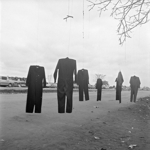 hauntedbystorytelling:  Jo Ractliffe :: “Roadside Stall on the Way to Viana", Angola, 2007 (detail), from The Aftermath of Conflict at The Met  