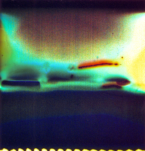 Pretty colors on dyed film. 